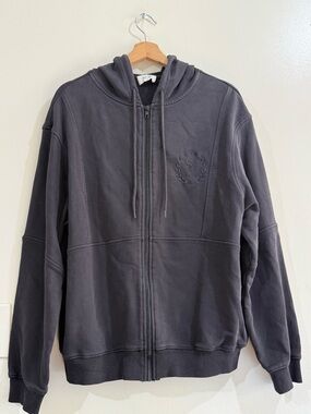 WF SD Men's Full-Zip Hooded Sweater - Charcoal unisex